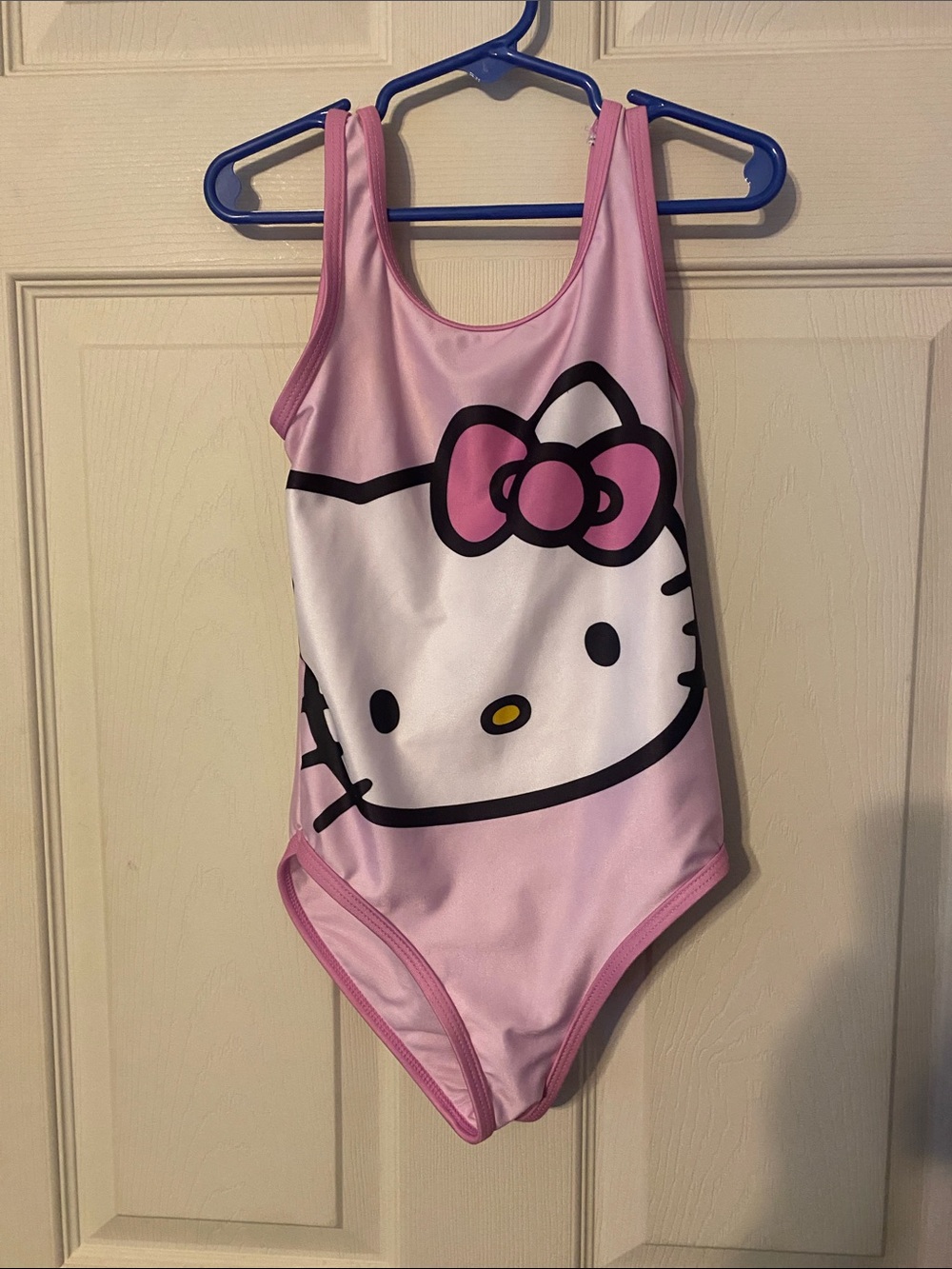 Hello Kitty Light Pink One-Piece Swimsuit for Kids